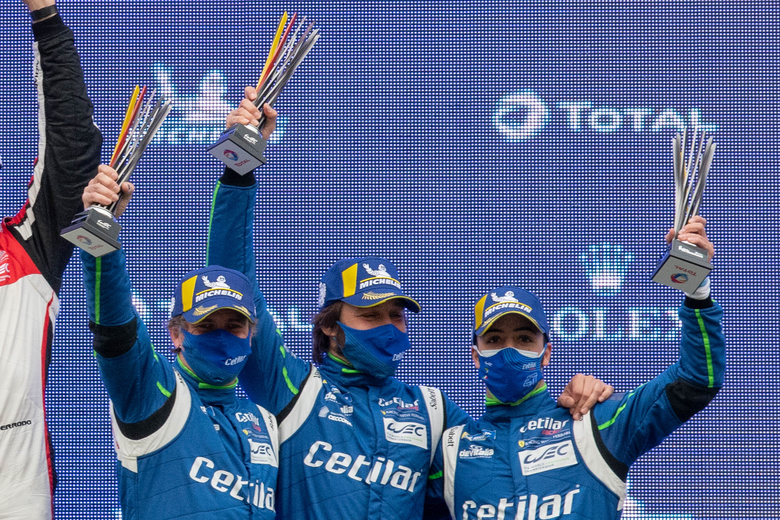 Cetilar racing - nella 6 ore di SPA-Francorchamps- podio - team